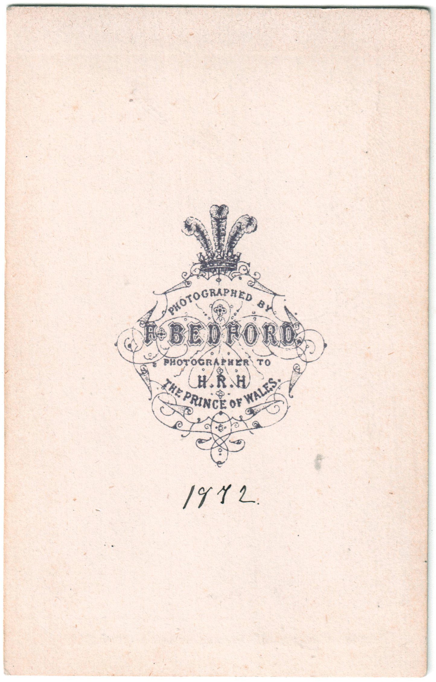 Cdv Torquay.F.Bedford.Royaume-uni.Abbey Crescent and Waldon Hill.Format photo carte de visite 6,4x10,2cm.1872.
