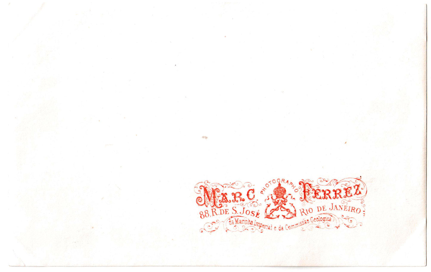 Brésil.Brasil.Marc Ferrez Photographo à Rio de Janeiro, 88 Rue de San José."Chemin de Fer du Corcovado, Rio de Janeiro." format 11,4x18cm.Tirage Argentique original 1890'.