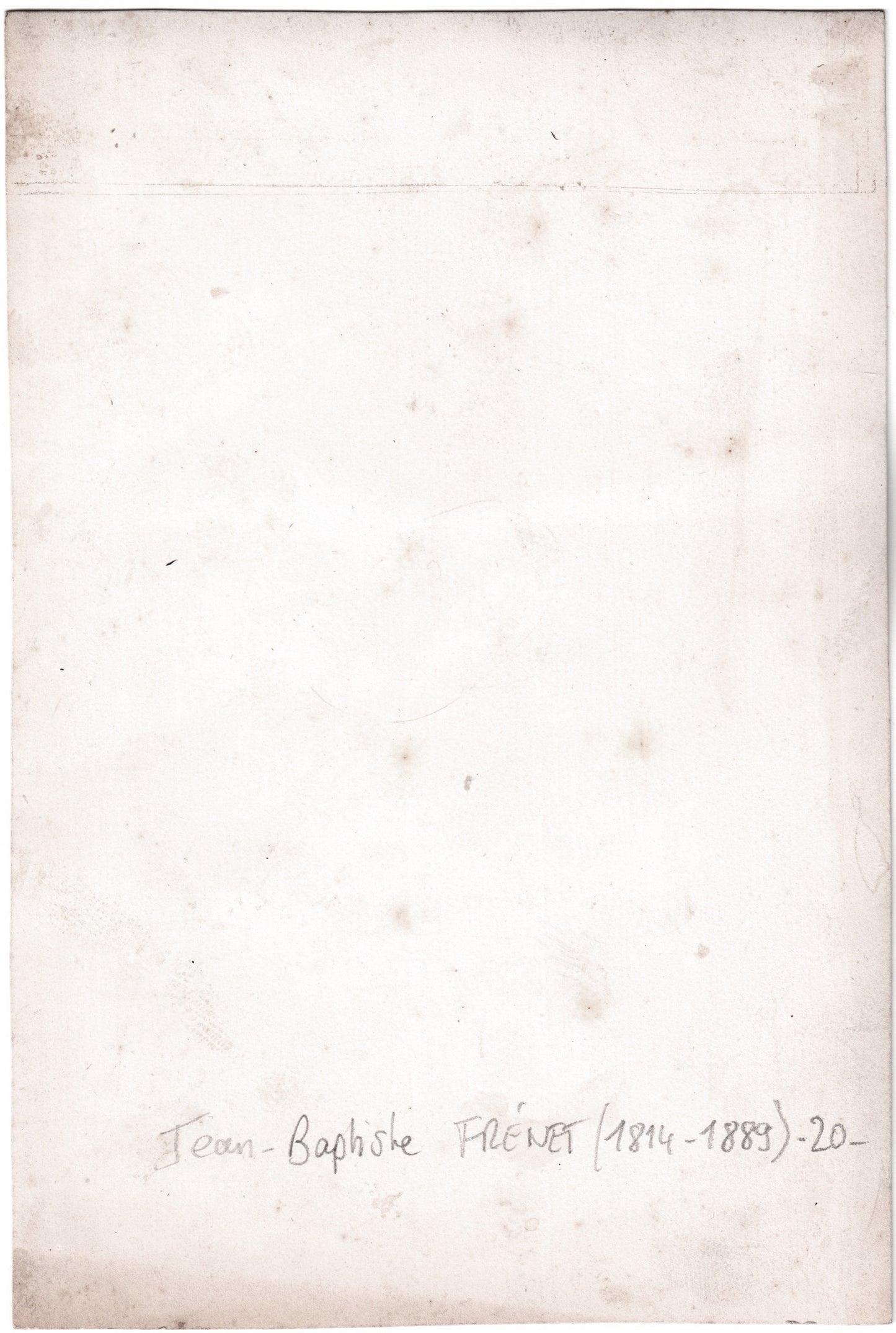 Jean-Baptiste Frénet (1814-1889).Photographie, 1855-1862, Portrait en entier d'un homme, avec assurance, notable dans un fauteuil, décor de studio, Tirage sur papier Albuminé, format 14x20,8cm