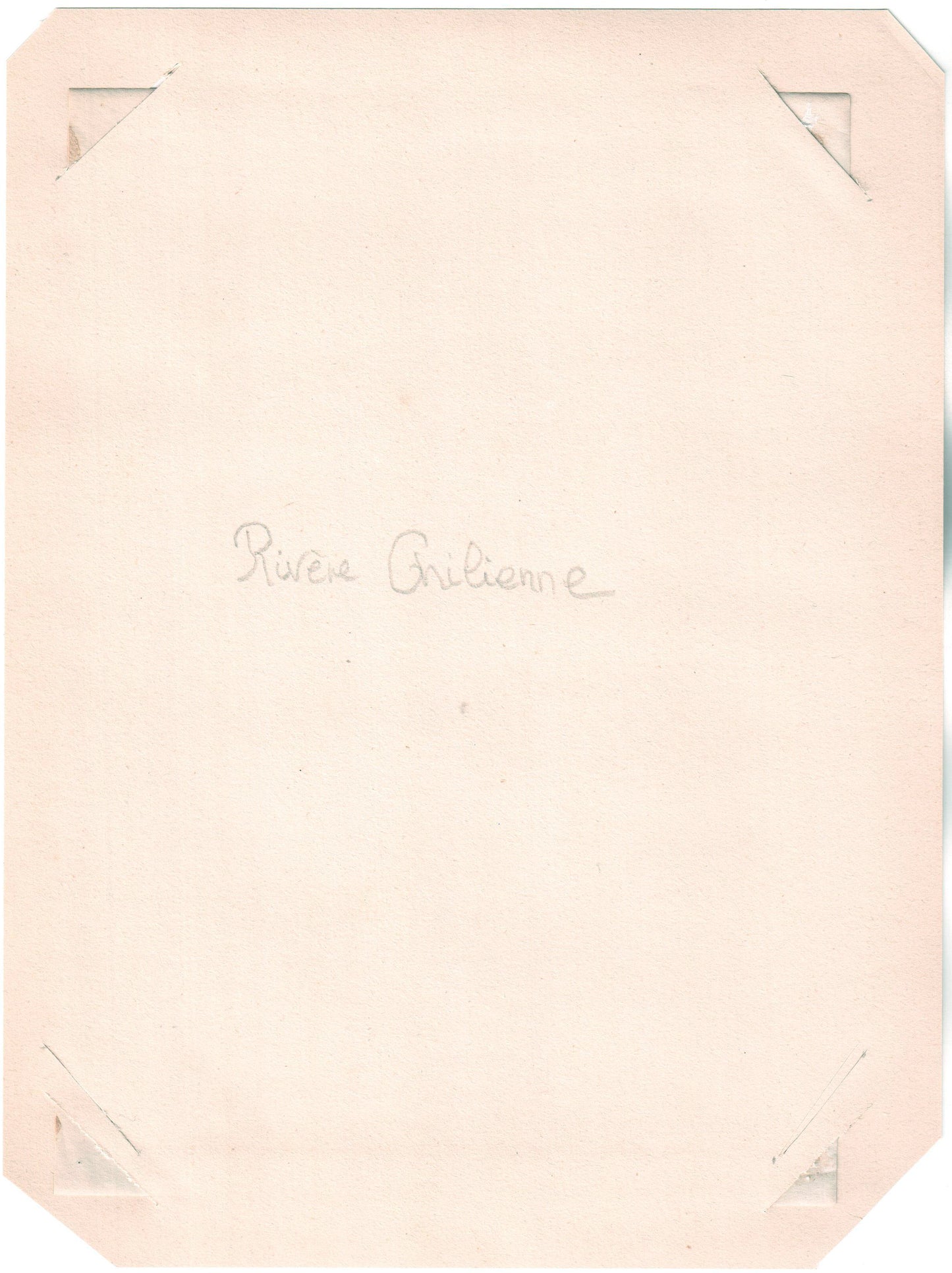 Chile.Chili."Rio Chileno".Rivière Chilienne avec deux personnages.1880.Photo Albuminée originale.Format photo 15,2x21,7cm