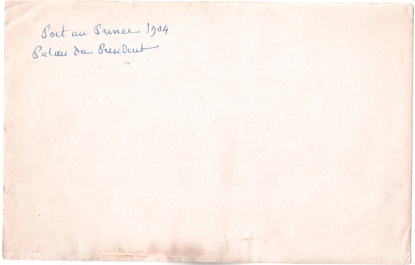 Haïti.Cap Haïtien, "l'union Club, Palais du Président" Photographe F.Didier.Photo ancienne Citrate 11,3 x 17,7cm. Année 1904