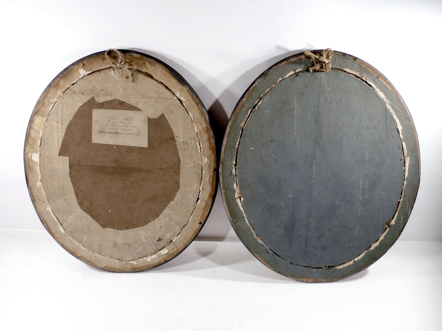 Sabatier-Blot, Entre Peinture et Photographie, Palais Royal, Deux Daguerréotypes sur papier d'un couple.