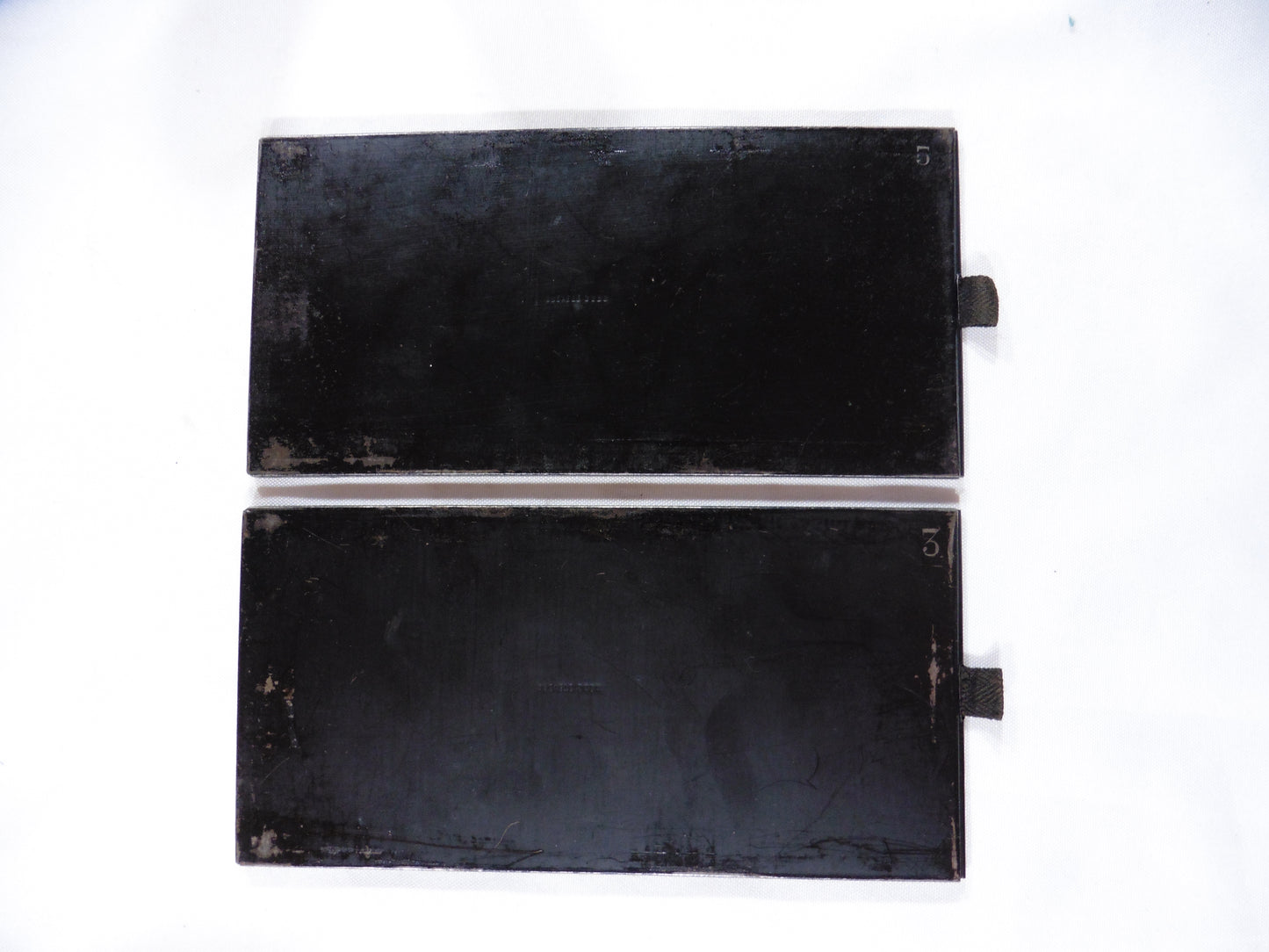2 Châssis en métal, Porte Film pour plaque de verre format 8x16cm ou adaptable pour film for glass Holder 8x16cm.