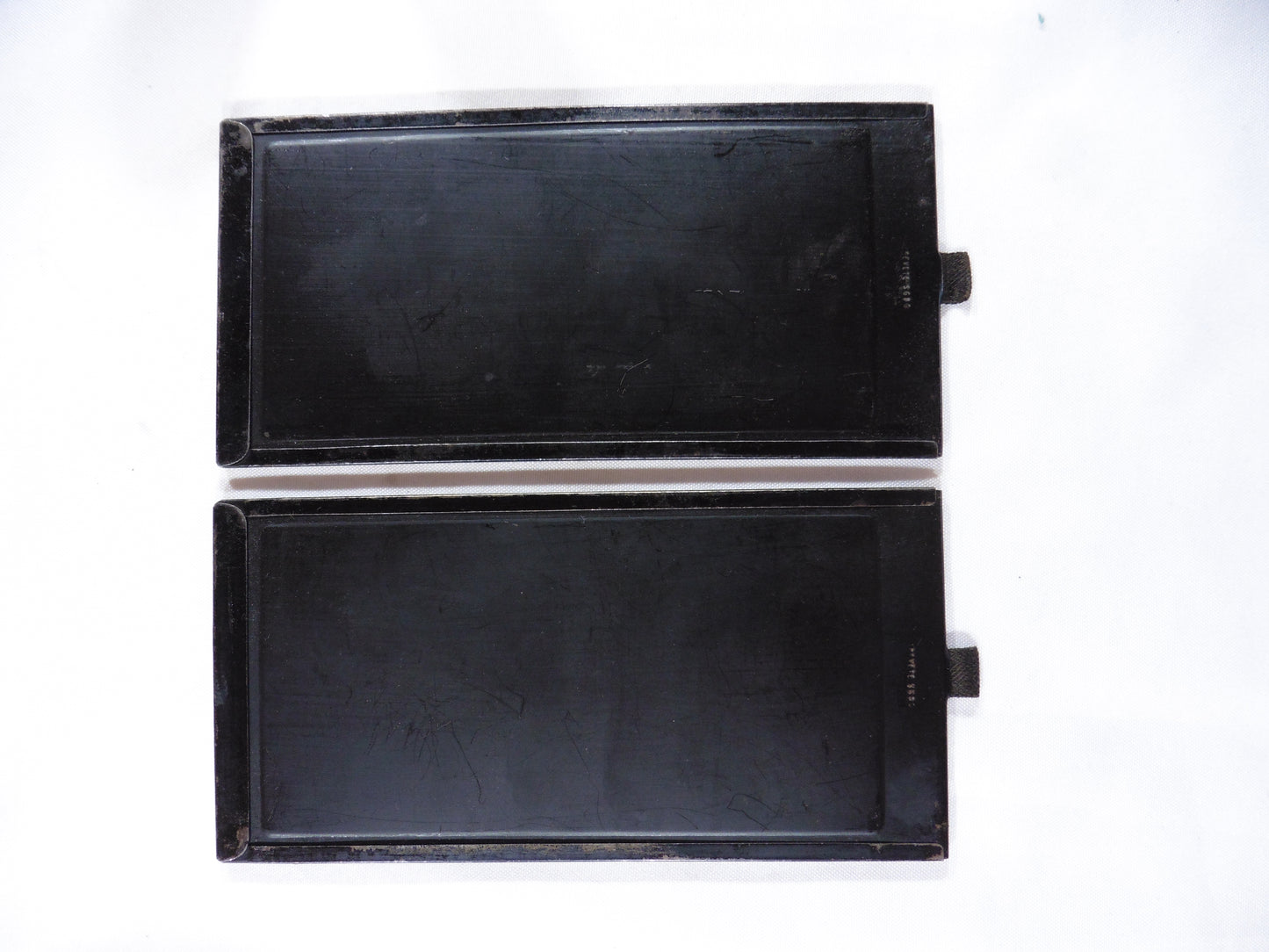 2 Châssis en métal, Porte Film pour plaque de verre format 8x16cm ou adaptable pour film for glass Holder 8x16cm.
