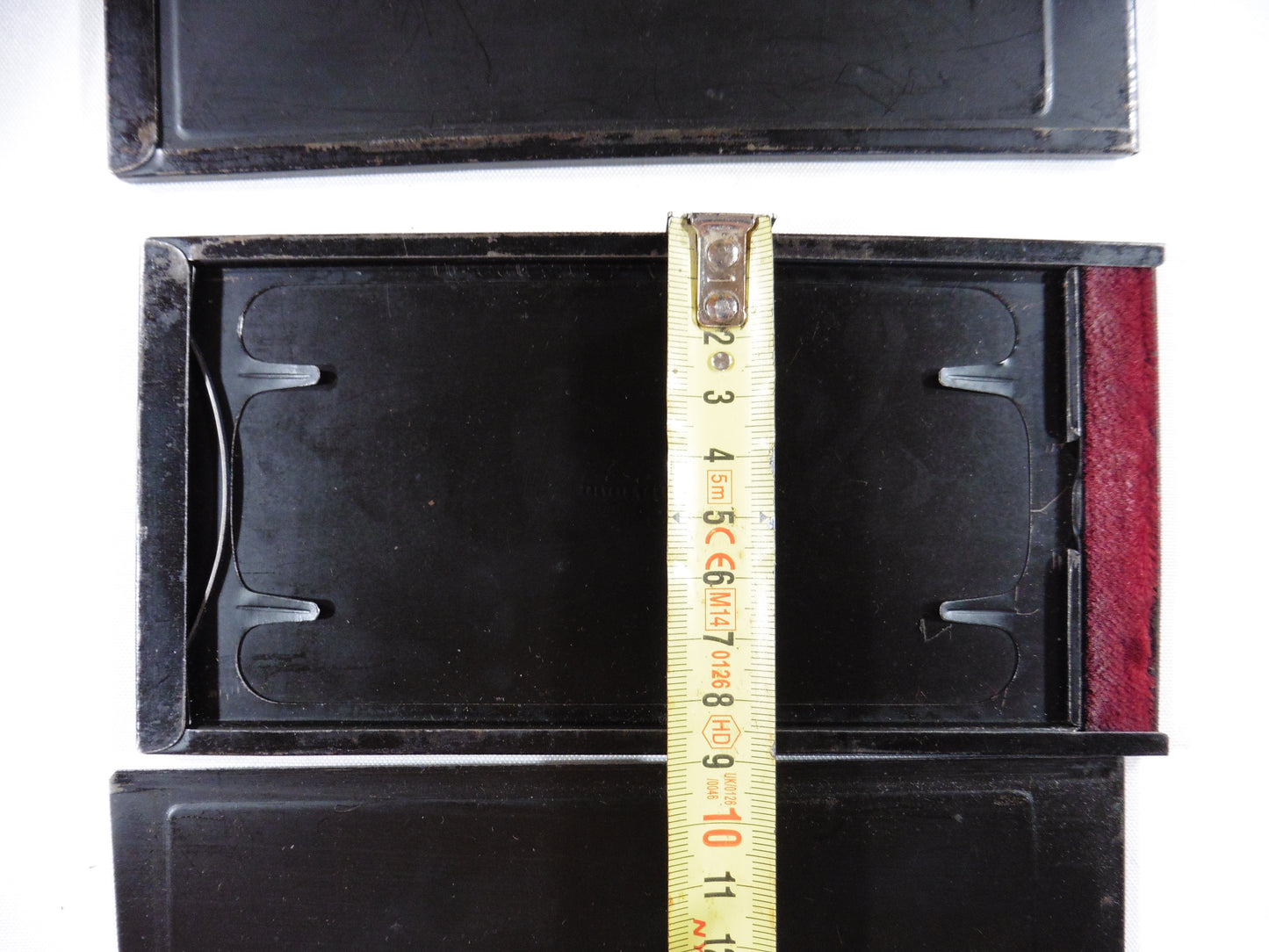 2 Châssis en métal, Porte Film pour plaque de verre format 8x16cm ou adaptable pour film for glass Holder 8x16cm.