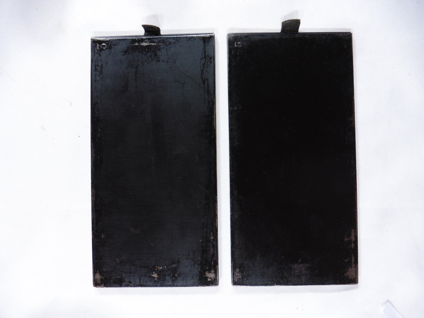 2 Châssis en métal, Porte Film pour plaque de verre format 8x16cm ou adaptable pour film for glass Holder 8x16cm.