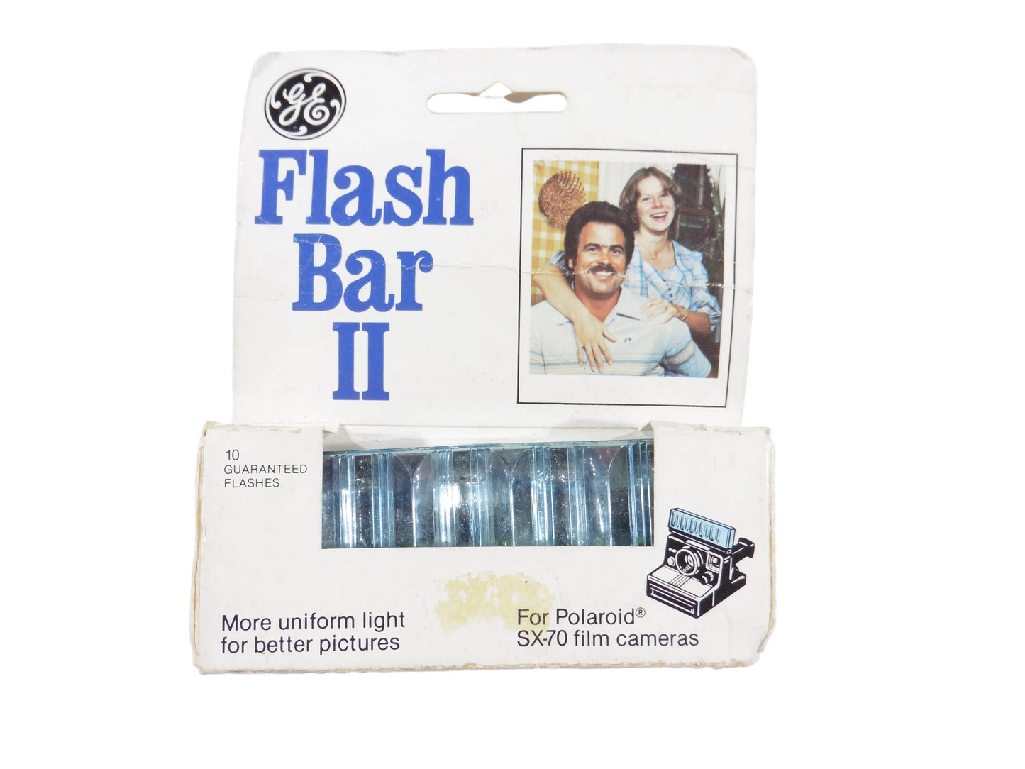 Flash Bar II pour appareil photo Polaroid instantané SX-70 10 éclairs Flashes.Boite usagées. Flashs neuf ancien stock de Magasin.New Old Stock.