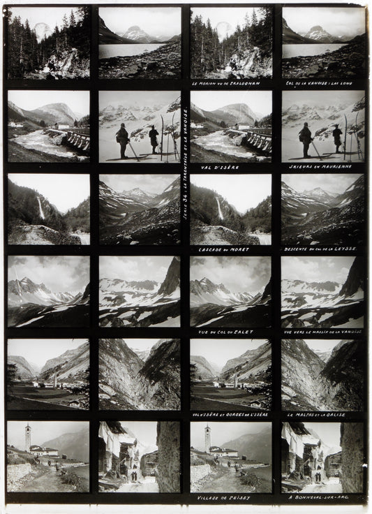 Educa - Plaque de Verre Stéréo -Tarentaise et la Vanoise - 12 Vues - Série 34 - 1900
